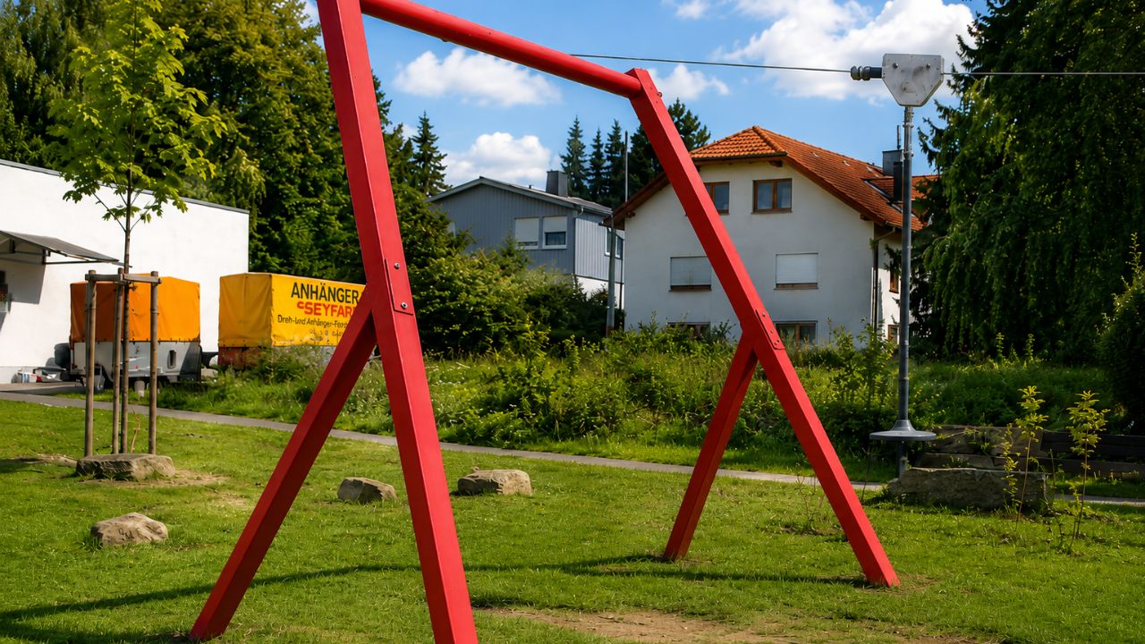 Seilbahn - Spielgeräte und Freizeitgeräte - Metallbau Gockeln Paderborn Höxter
