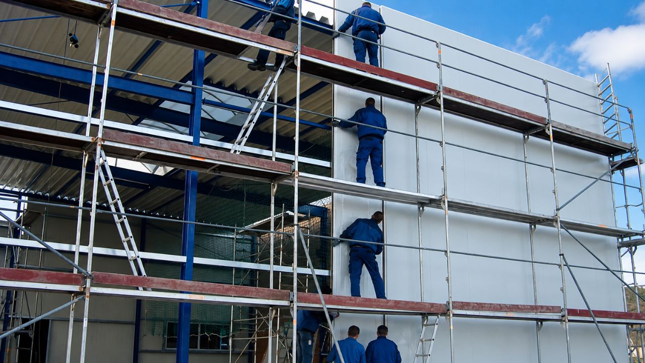 Hallenverkleidung und Fassadenelemente - Gockeln Metallbau Paderborn Höxter
