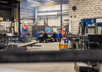 Impression Gockeln Betriebsfeier